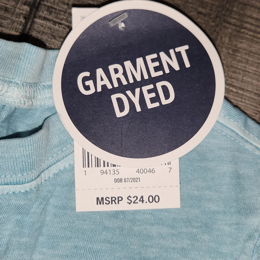 NWT OshKosh B'gosh Sky Blue Long Sleeve Henley